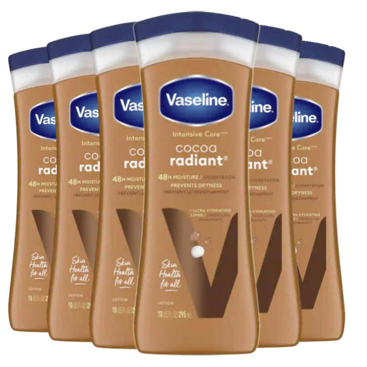 Vaseline Intensive Care Cocoa Radiant Lotion - 10 OZ - 6 Pack | Vaseline - Wholesale