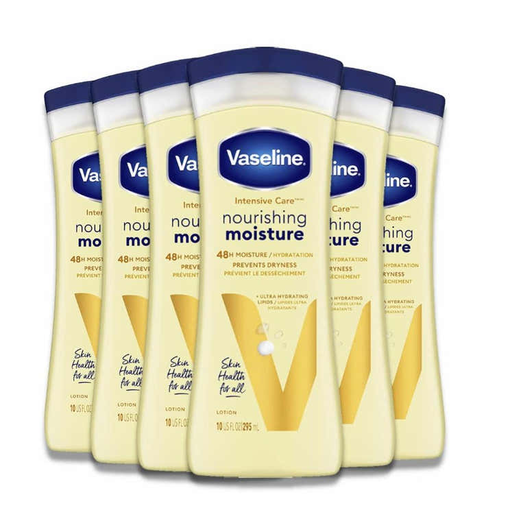 Vaseline Lotion Intensive Care, Nourishing Moisture 10 oz- 6 Pack | Vaseline - Pre Order