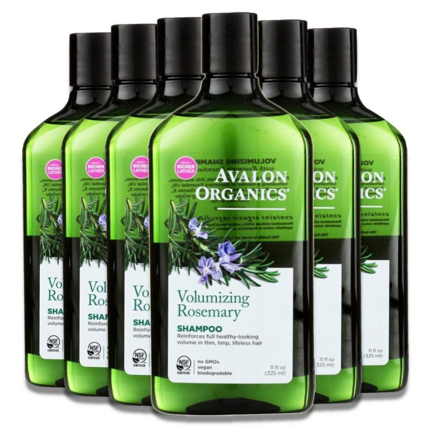 Avalon - Organics Shampoo Volumizing Rosemary  11 Fl. oz, 6 Pack