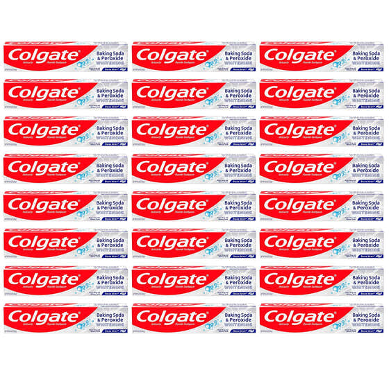 Colgate – Baking Soda &amp; Peroxide Whitening Toothpaste, Brisk Mint, 8 oz – 24 Pack | Colgate - Oral Care Wholesale