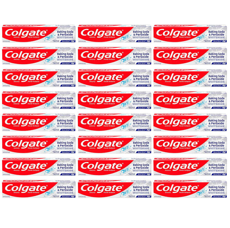 Colgate – Baking Soda &amp; Peroxide Whitening Toothpaste, Brisk Mint 8 oz – 24 Pack | Colgate - Pre Order