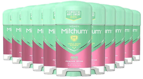 Mitchum Women Gel Antiperspirant Deodorant, Powder Fresh - 2.25 Oz - 24 Pack | Mitchum - All products