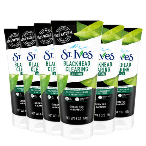 St. Ives Blackhead Clearing Green Tea Face Scrub - 6 Oz - 6 Pack | St Ives - All products